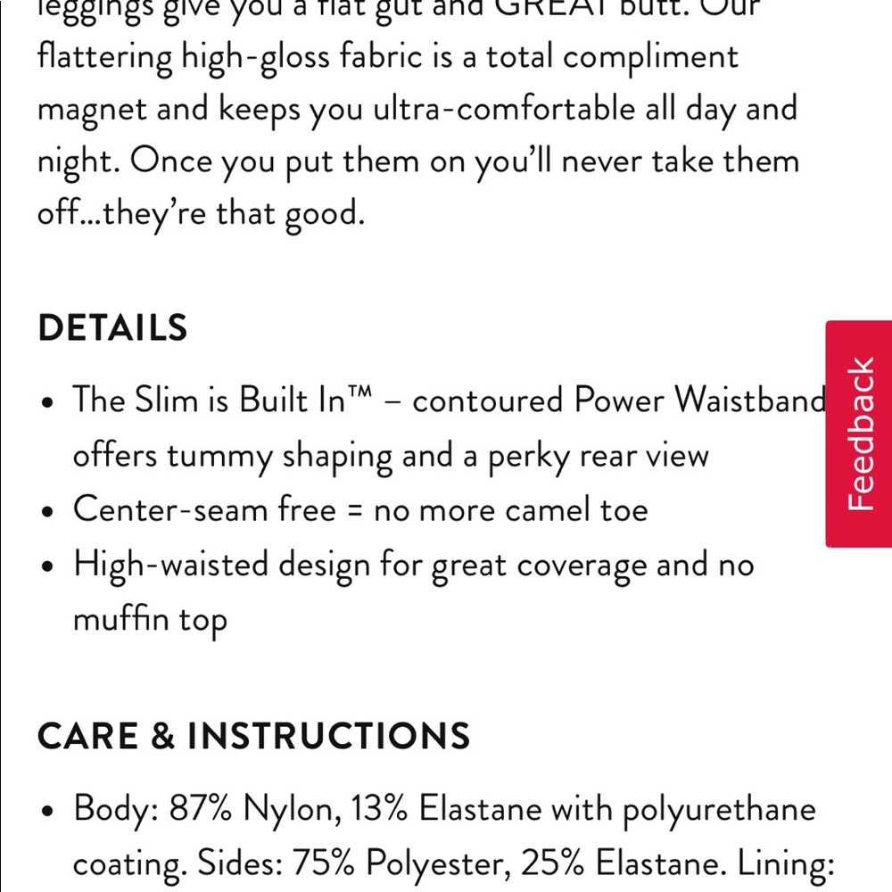 xxSOLDxx.Spanx Leather Side Stripe Leggings Sz:Med - Picture 5 of 5